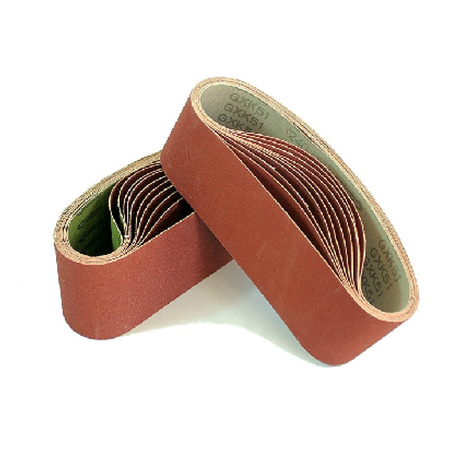 ByNGSDCC Sander Paper,10Pack 533 * 75mm Sanding Belts 40-400 Grit Aluminium Oxide for Polishing Sand Belt Machine(Grit 40)