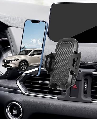 oricarmes Soporte de teléfono Mazda Cx5 para Mazda Cx5 Accesorios 2023 Ajuste personalizado para Cx-5 Soporte de teléfono 2017-presente compatible