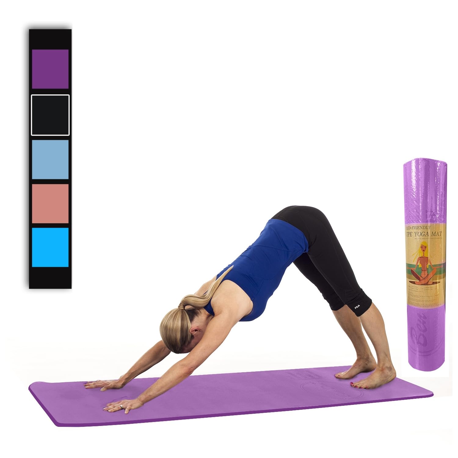 8mm Thick Yoga Mat for Men & Women - 72