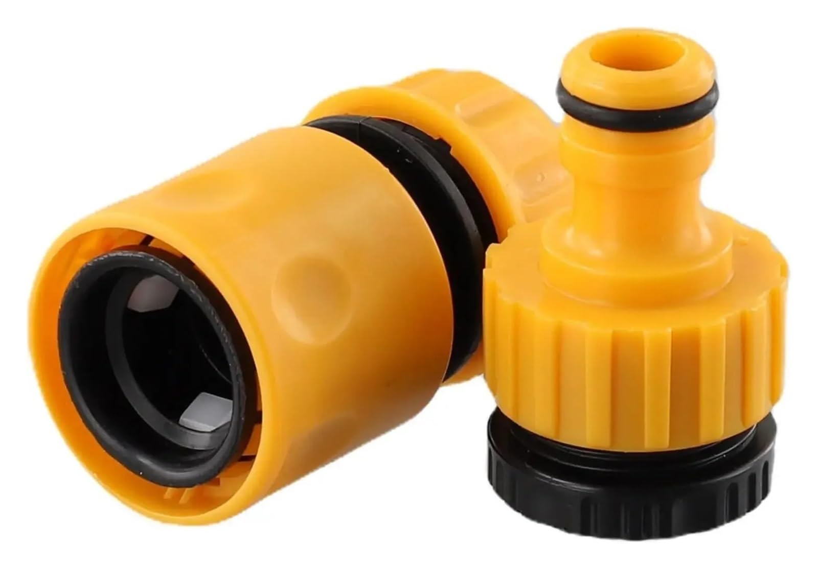 Juego de adaptadores de grifo de agua de conectores rápidos de manguera, 10 piezas para riego de jardín de 3/4 y 1/2 pulgadas y lavado de coches, diseño de rosca duradero para uso en exteriores