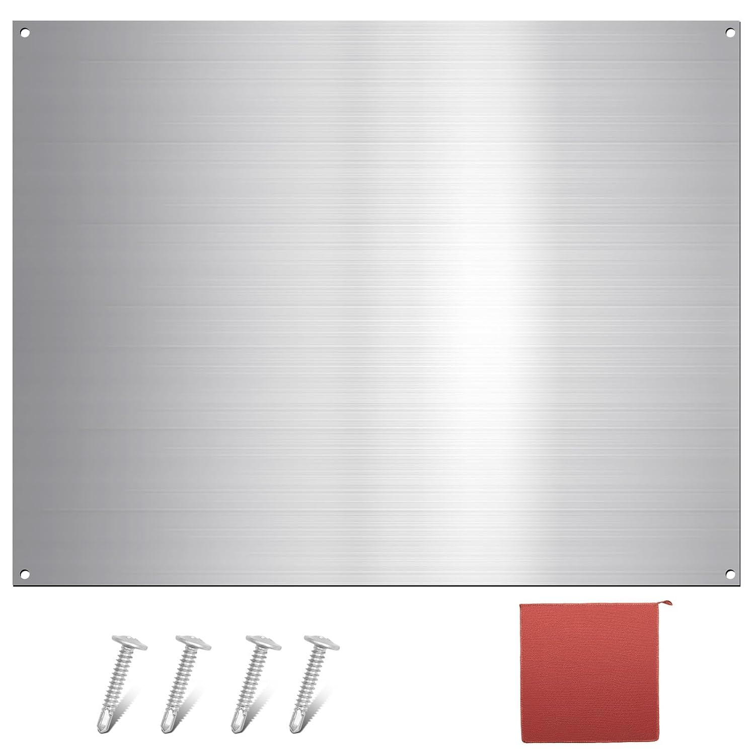 Yaocom 24 x 30 Inch Stainless Steel Backsplash Range Hood Stove Backsplash Stainless Steel Sheet Back Splash Protector for...