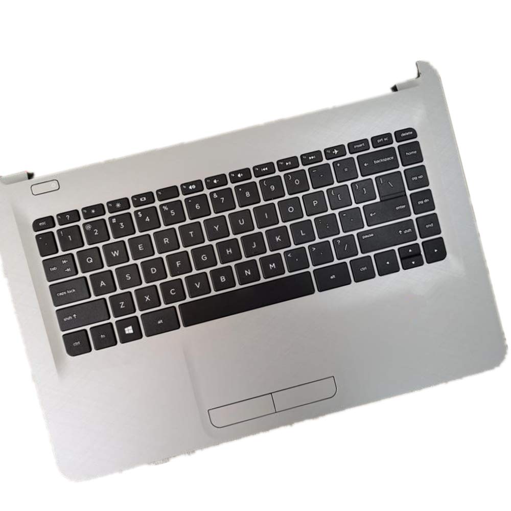 Clavier d'ordinateur portable HP 14-ap000 argent avec coque C - 3