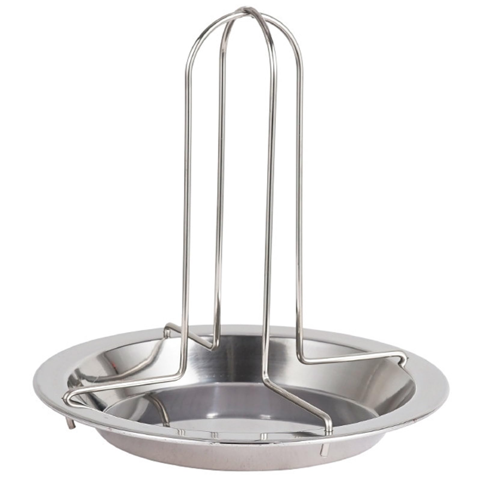 Xdyyjrasa Chicken Roaster - Non Stick Stainless Steel Chicken Rack for Grill, Detachable Vertical Roasting Rack with Tray for BBQ