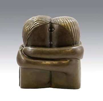 Kunst & Ambiente Art & Ambiance Modern Art Bronze Sculpture - The Kiss 1907 - Sign. Constantin Brancusi - Romanian Modernist Sculpture - Decoration - Bronze Figure