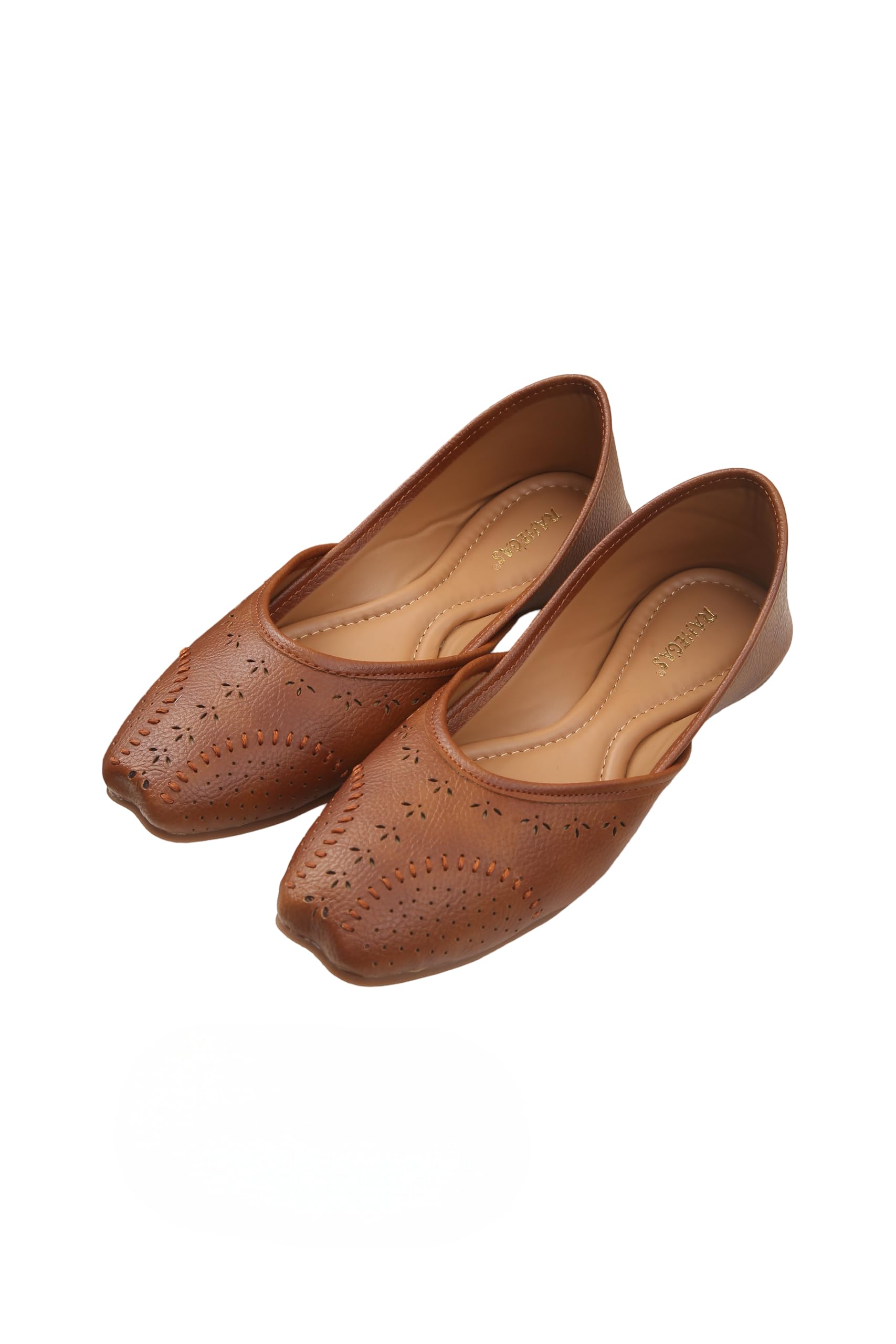 RAHEGAS Leather Punjabi Jutti | Ethnic Flat Bellies | Stylish Majori Wedding | Latest Premium Design for Women-image-28