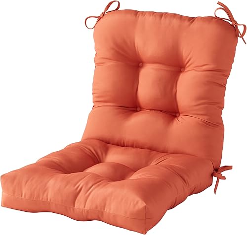 South Pine Porch Cojín de asiento y respaldo para exteriores, color óxido