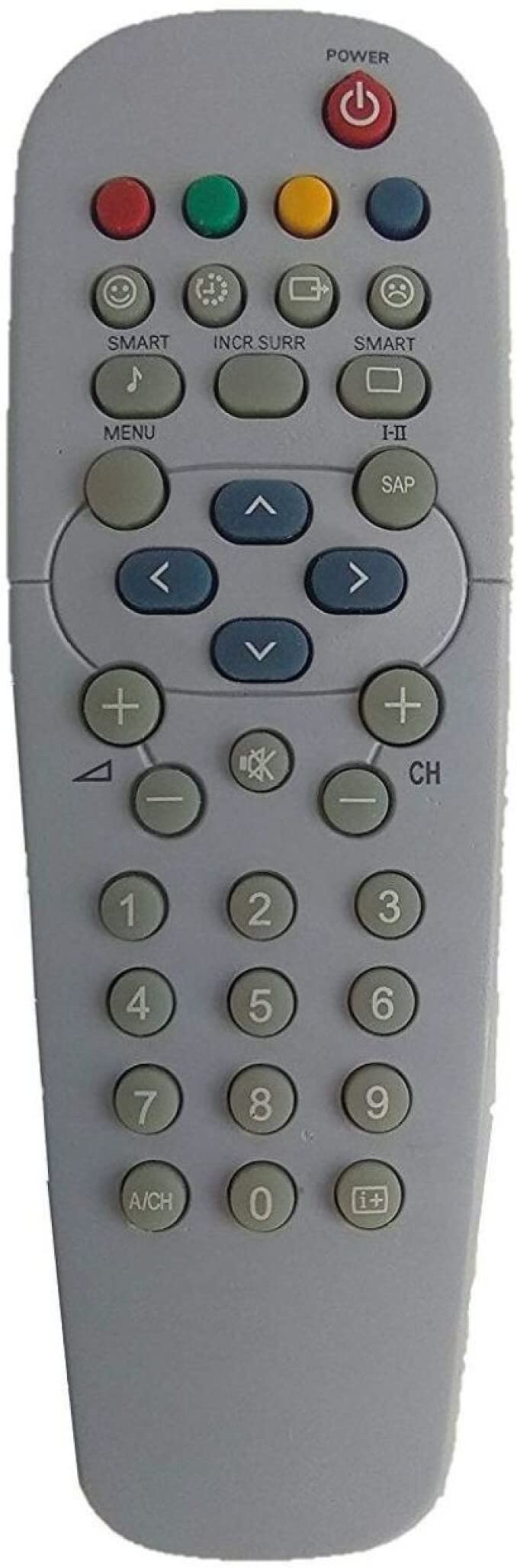 Xpecial PH ZAPA CRT Universal Remote Compatible for Philips CRT TV Remote Controller (Grey)