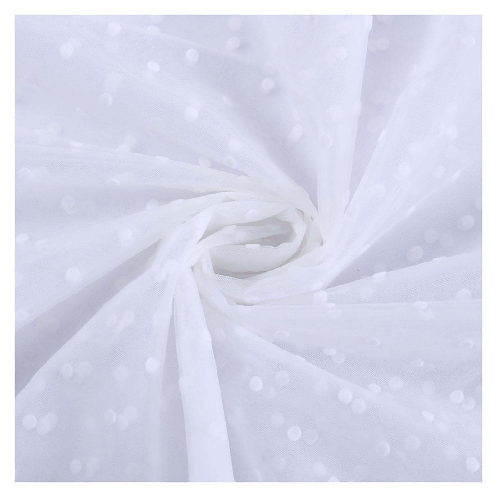 Tela de tul de 5 m x 150 cm, para coser, diseño de lunares | Tela de lunares por metros, tela de tul con puntos flocados para coser, tela de malla, tela decorativa para disfraz