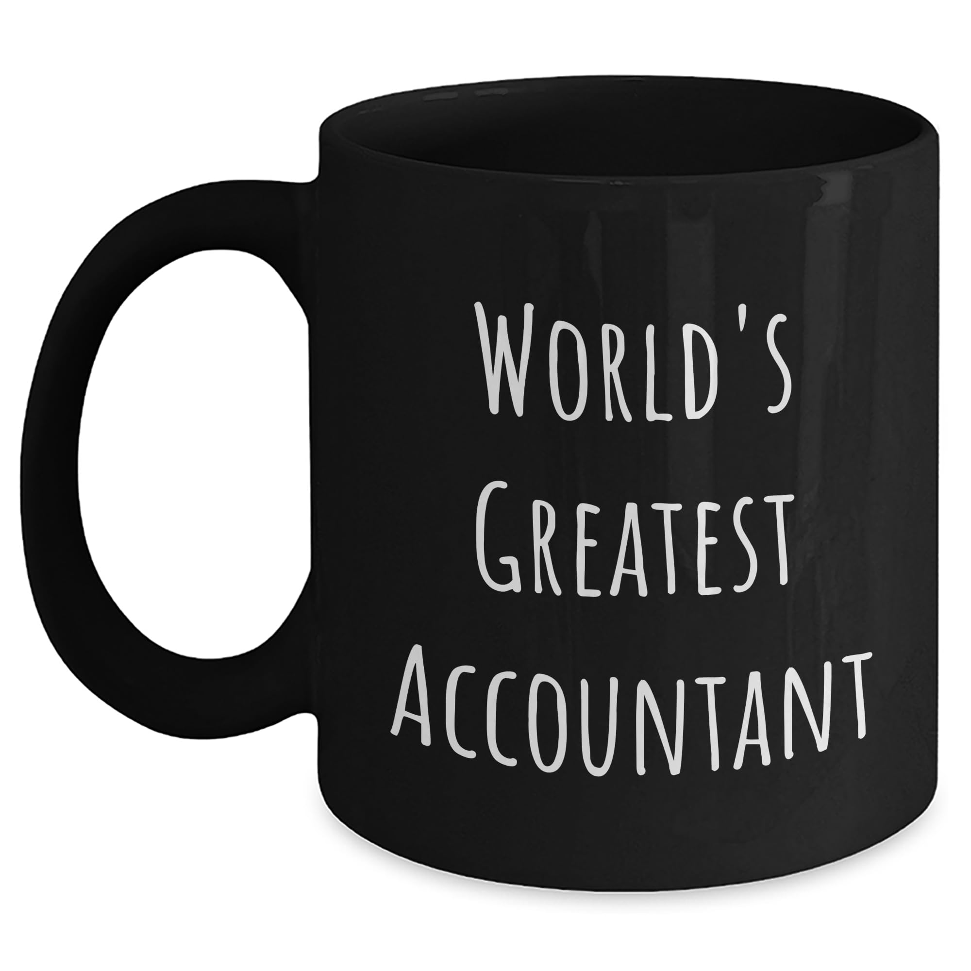 World's Greatest Accountant Funny Black Coffee Mug Gifts for Accountant Birthday from Frie — funny ceramic mug from ShopProudGifts