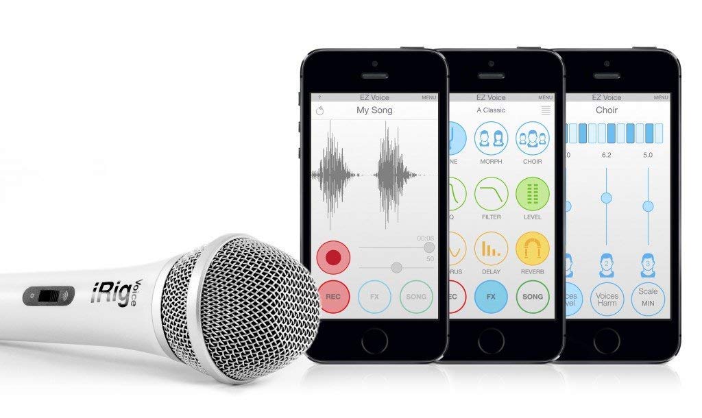 Amazon.com: IK Multimedia iRig Voice Karaoke Microphone, Portable