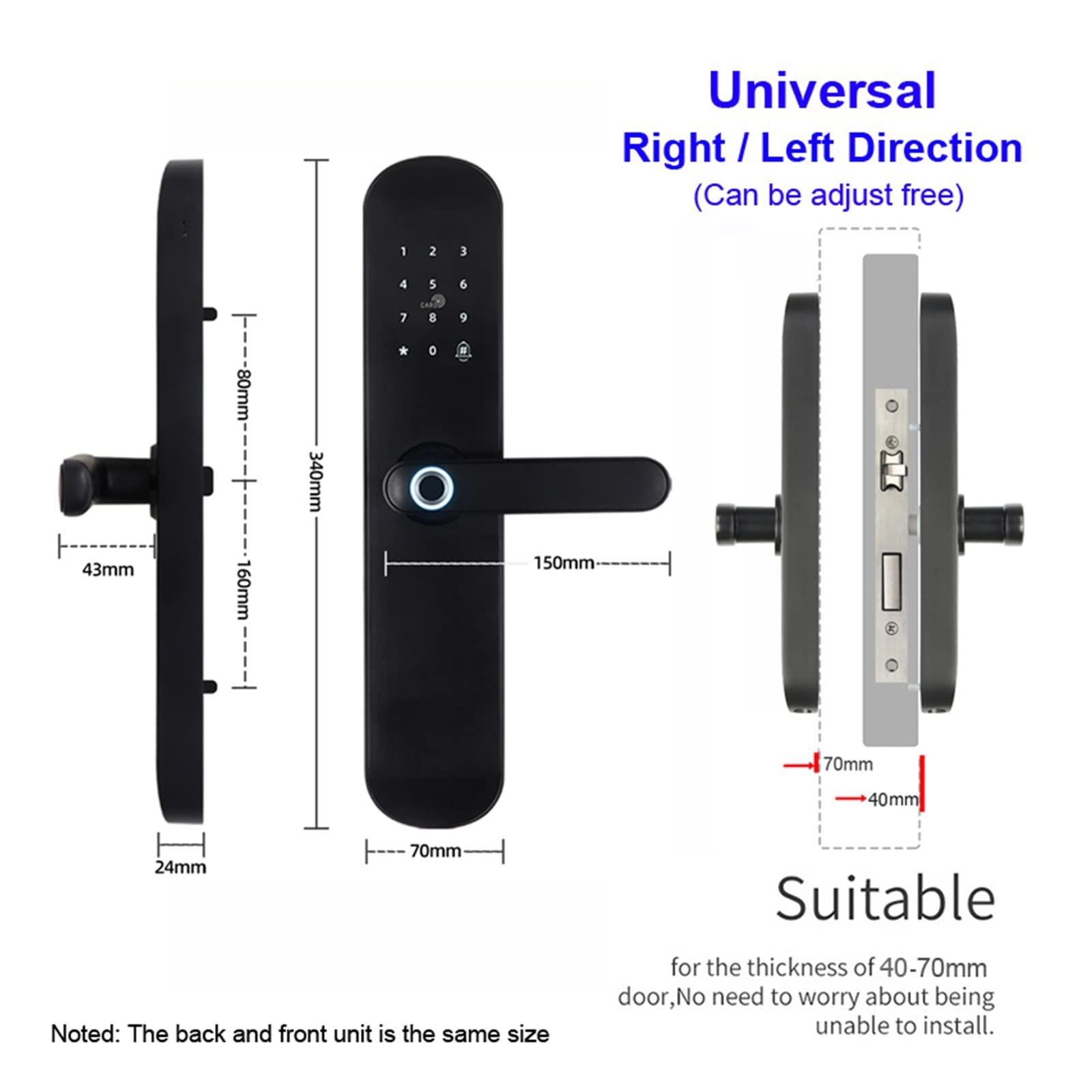 Vingerafdruk- of wachtwoordkluis Sleutelkastje Bluetooth-opslagkluis