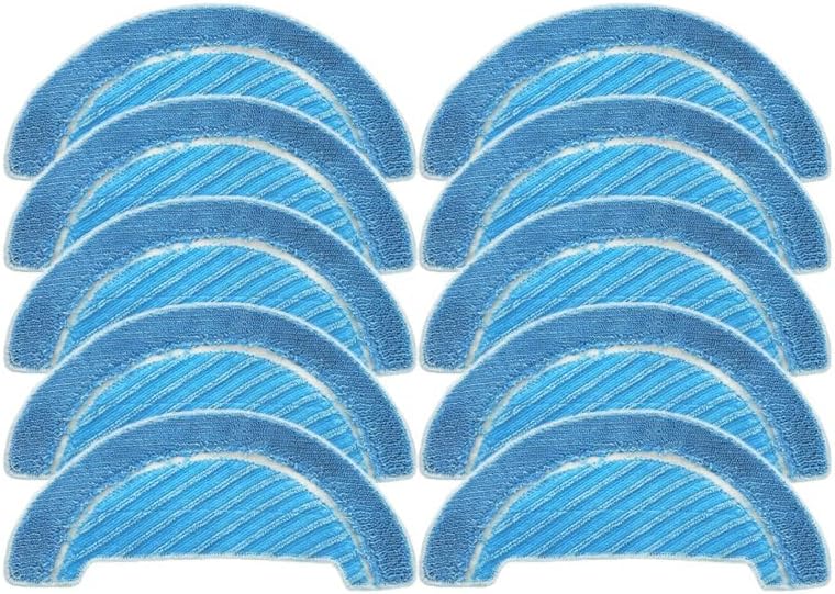 4/10Pcs Microfiber Washable Mops Cloth for Cecotec 1790 for Conga 1090 Robot Vacuum Cleaner Mopping pad rag Parts Accessories(10 mop)