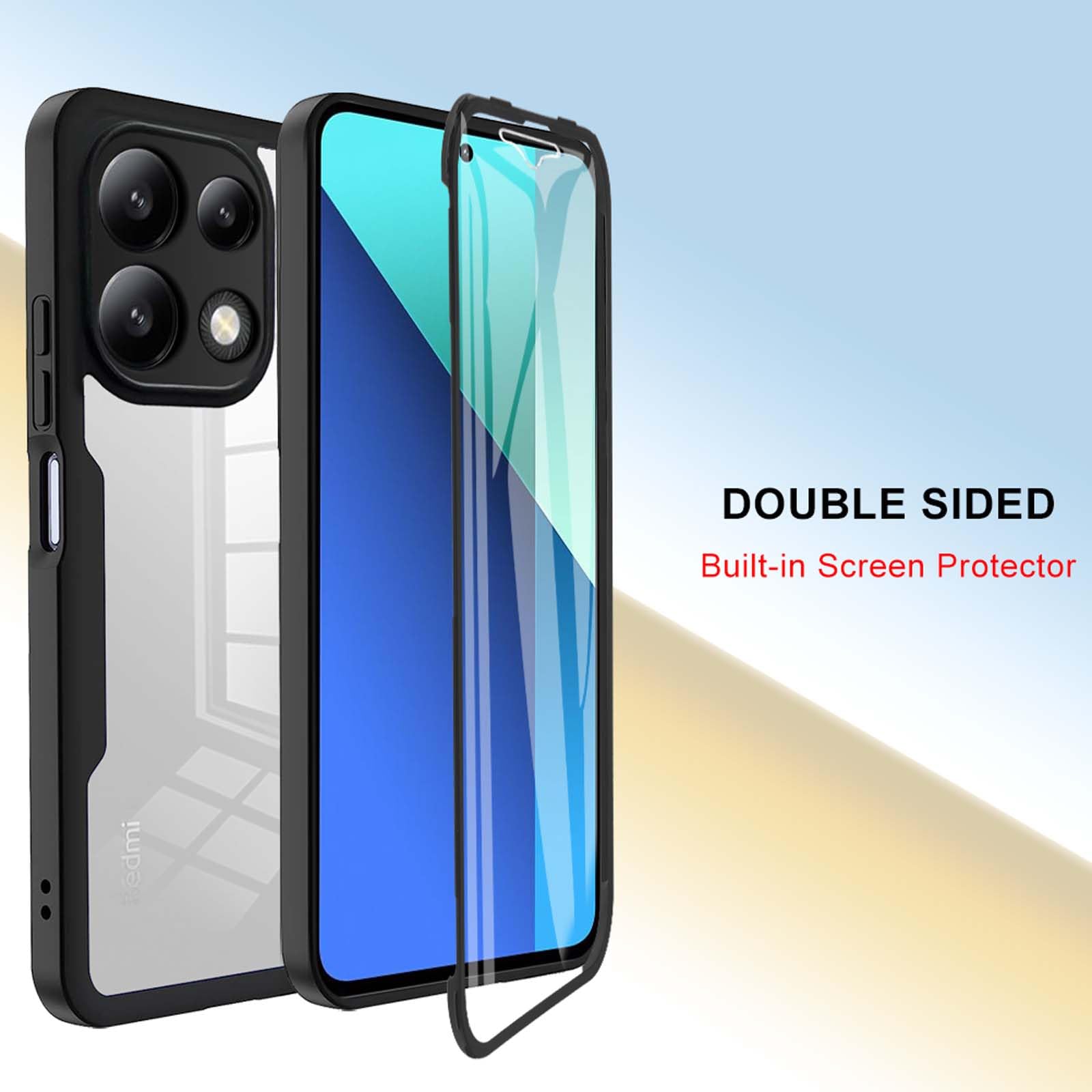HAOYE Cover Per Xiaomi Poco M4 Pro 4G - Custodia Morbida TPU Con Stampa Floreale Artistica, Antiurto E Sottile - 2