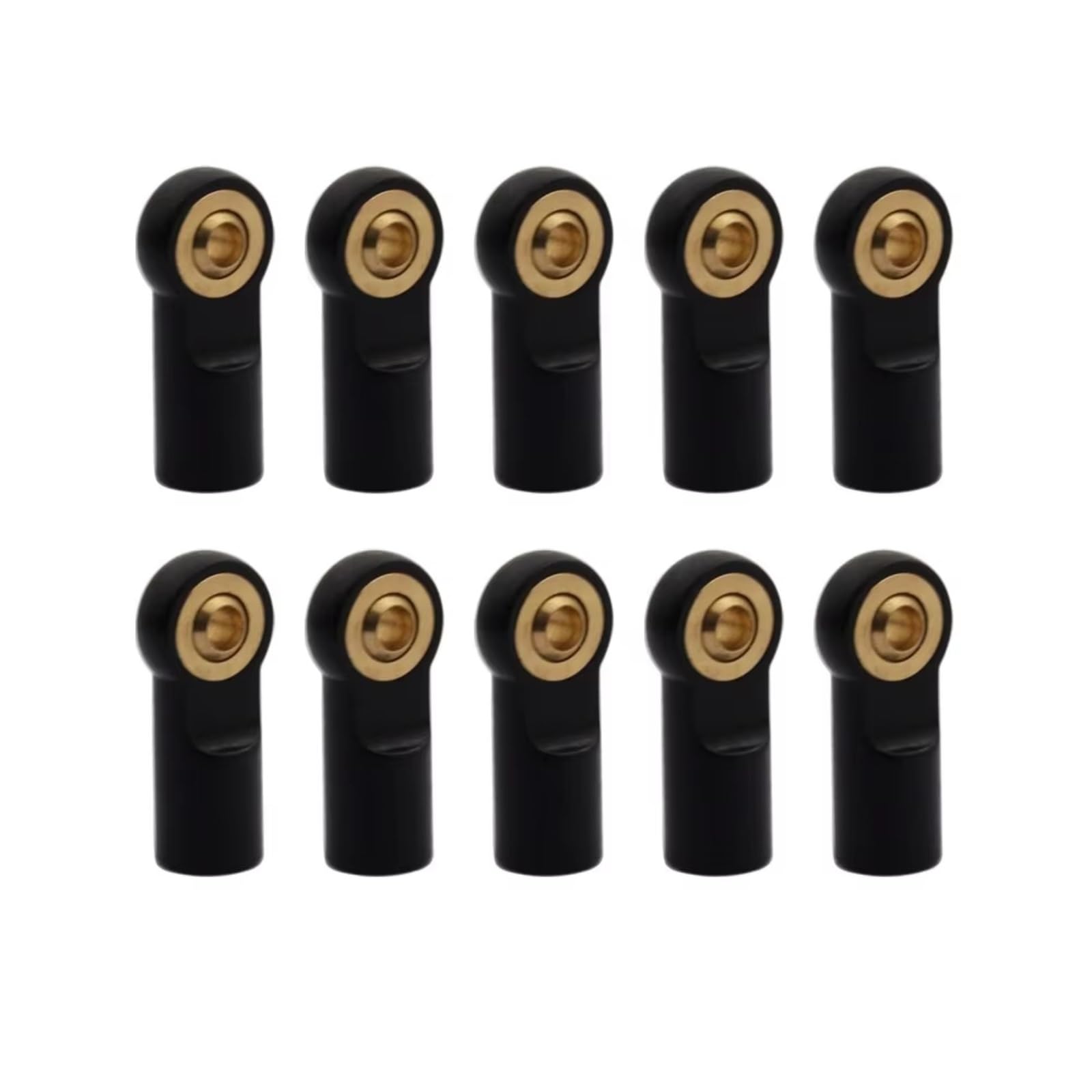 Pour 1/10 Lot 10 Biellettes Direction En Aluminium À Bille Dacier M3 Longueur Totale 22mm Camion Radiocommandé Piste Voiture Mise Niveau Accessoires PièCes Rc(Black)