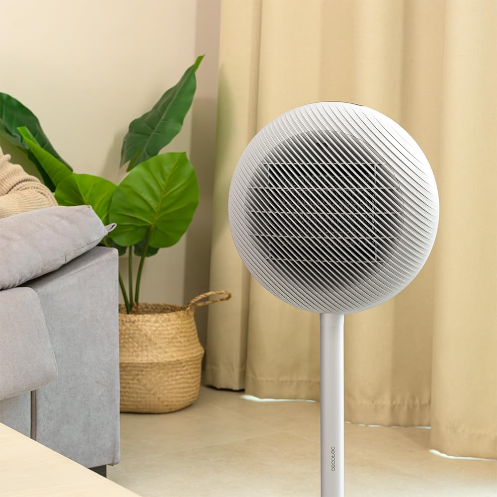 Cecotec Termoventilatore Ceramico a Colonna con Telecomando ReadyWarm 2100 Sun. 2000W, 2 Potenze, Basso Consumo, Display LED, Controllo Tattile, Termostato Regolabile, Oscillazione Automatica