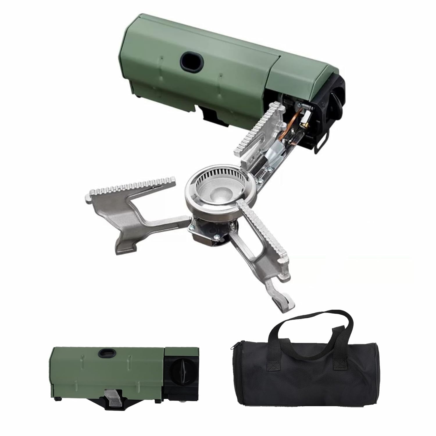 PAGHADI New Model Portable Gas Stove Gas Butane Burner Camping Stove Travelling Stainless Steel Cooking Stove Folding Furnace Stove Home Travel, Outdoor Patio, RV Trip