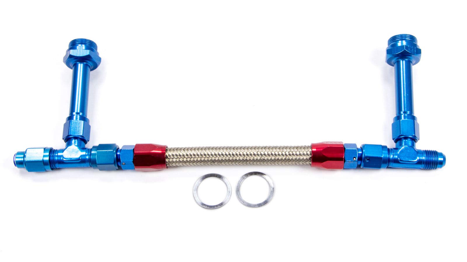 Fragola 7/8-20 Dual Inlet 4150-6AN Fuel Line Kit