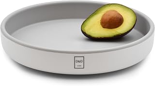 D&D Living Rotating Plate 25 cm - Kitchen and Refrigerator Organizer Rotatable | Lazy Susan Spice Rack with Reinforced Plastic | Silent Rotation Rondelle