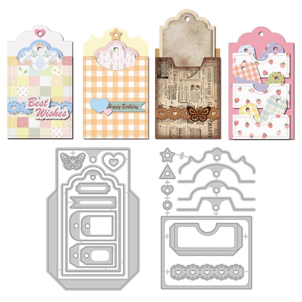 Matrices de découpe 3D en acier pour étiquettes et scrapbooking créatif