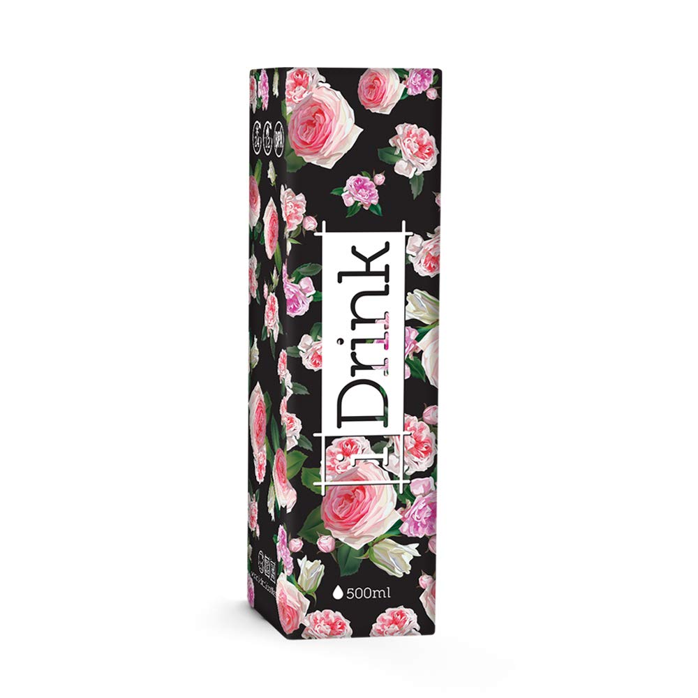 IDRINK Botella Térmica Doble Pared 350/500/750/1.000 ML, Decorada (500 ML, Roses) — view 3