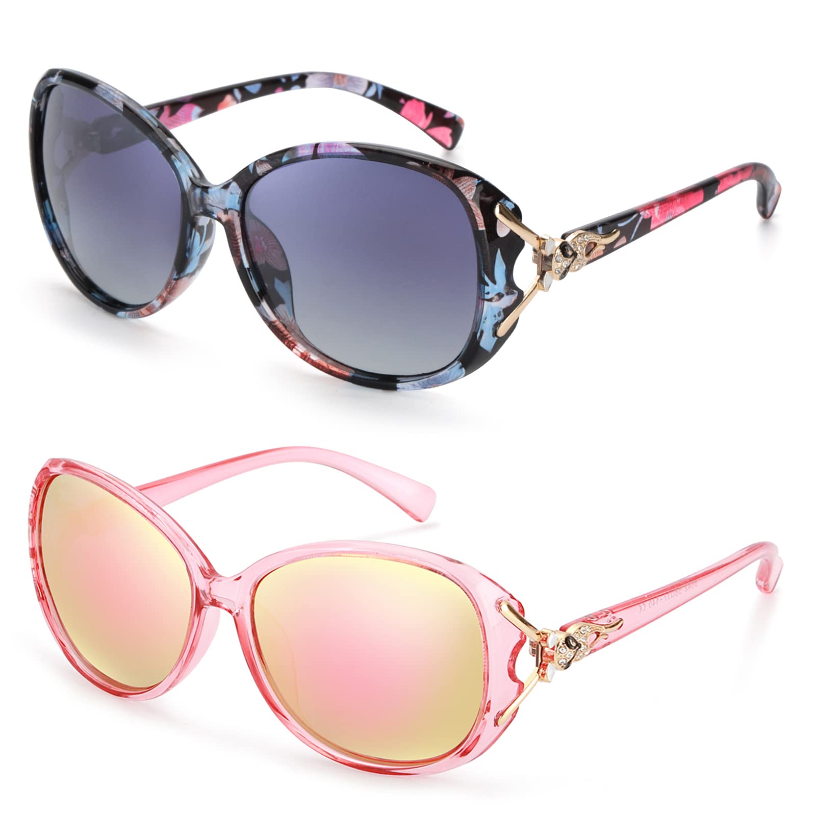 FIMILU Sunglasses for Women Trendy Polarized Sunglasses Oversized Big Sun Glasses Ladies Shades UV Protection