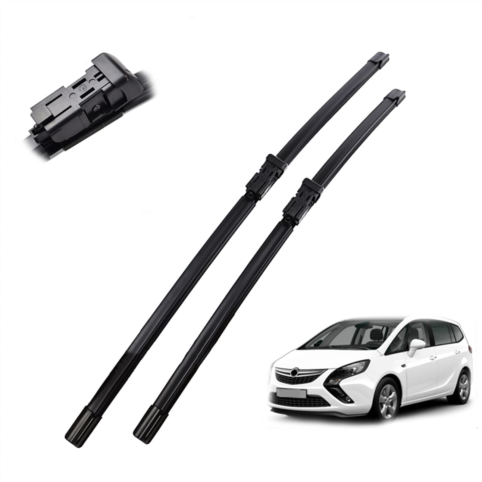 Balais d'essuie-glace avant Opel Zafira Tourer C anti-grincement pour pare-brise net