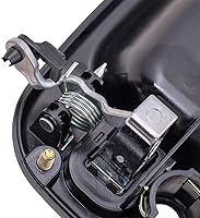 Vista 7 de La manija de puerta exterior se adapta a Cadillac Chevy GMC Pickup Driver delantero cromado y negro