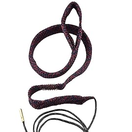 EZshoot 2 PCS Gun Cleaner, Bore Rope for Rifle Pistol Shotgun, Reusable Gun Cleaning Rope, Barrel Cleaner for 5.56mm/.223/.22/9mm/Cal .380/12 GA/. 30 Cal/.308/.44 Cal. (Choose Suitable Calibers)