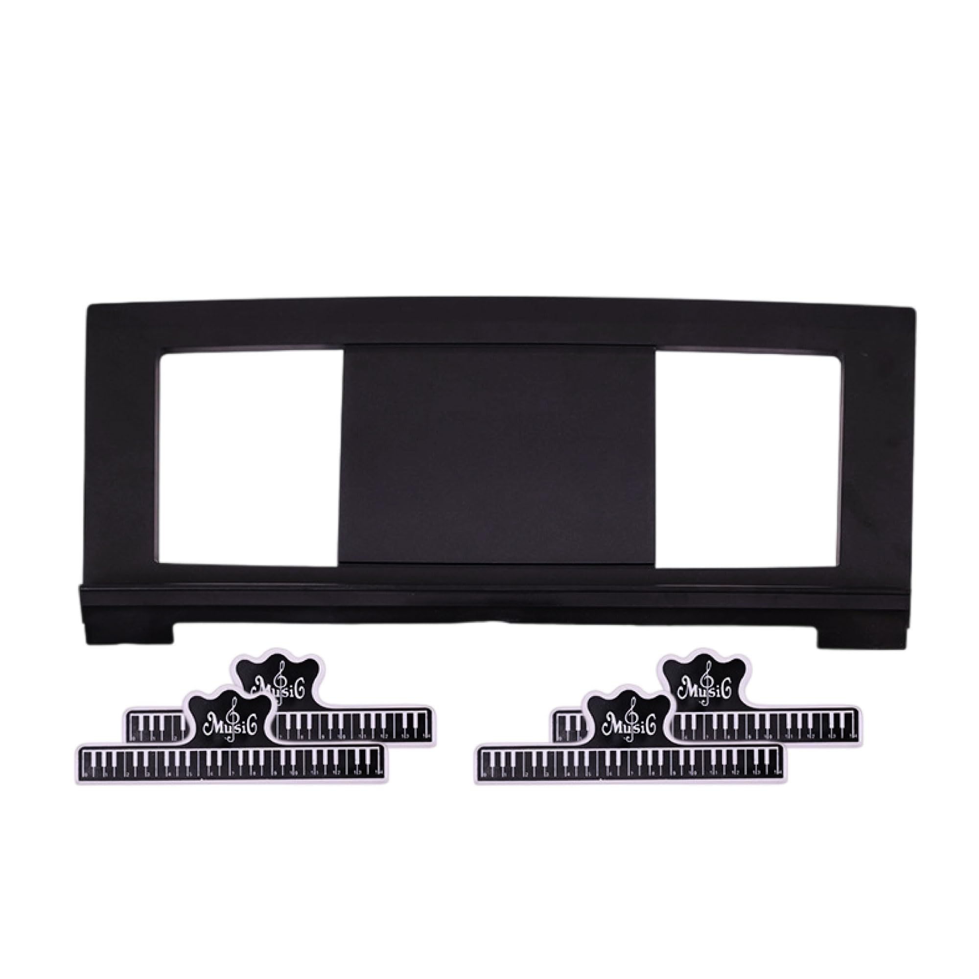 Adjustable Keyboard Music Stand for Electronic Piano and Keyboard - Portable Sheet Music Holder for Beginners and Professionals