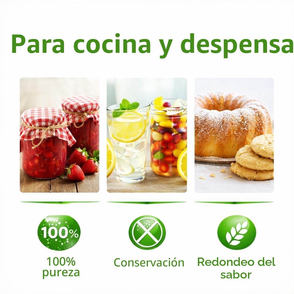 GiDeli Ácido cítrico de calidad alimentaria en polvo monohidrato 5000 g puro E330 cristales calidad de limpieza descalcificador acidulante sin azúcar en cubo resellable 5 kg