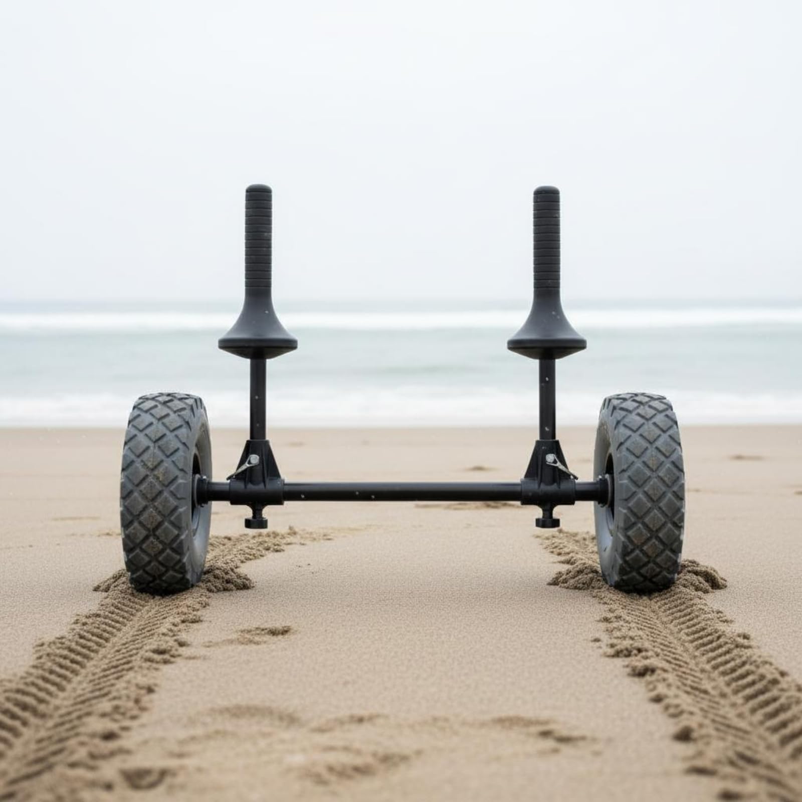 Remolque para Kayak Carrito Porta Kayak Carro Transporte Náutico Soporte Ajustable con Estructura Metálica y Acolchado de Espuma Diseño para Suave en, Naranja