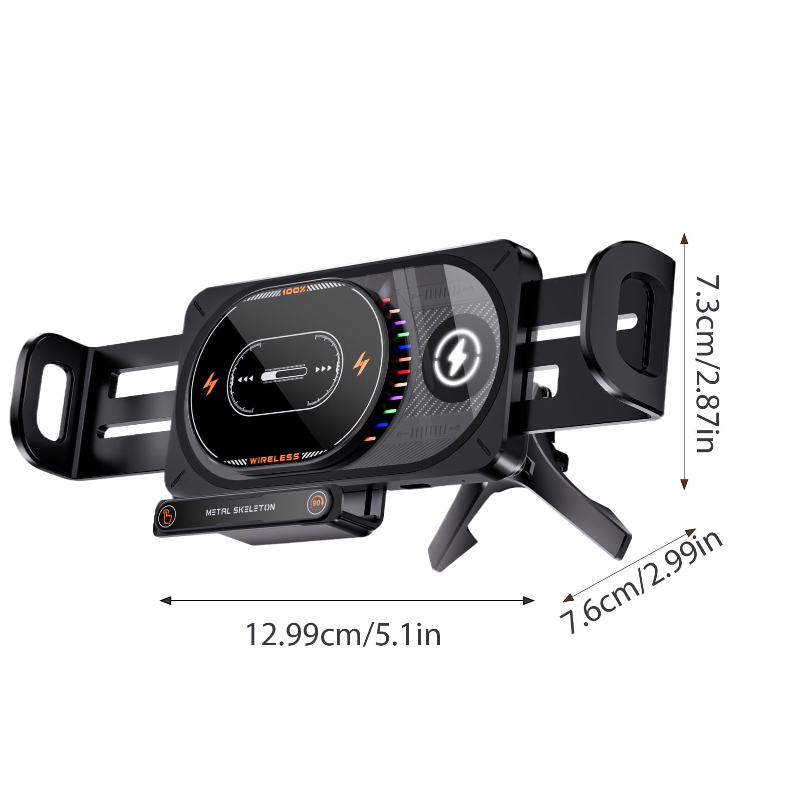 Caricatore Wireless Auto Ricarica smartphone per veicolo | Carica Cellulare Veicolo Per conducenti, viaggiatori, pendolari, viaggi d'affari, campeggio, berline, camion, SUV, camper