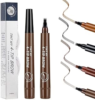 BOGO - Bolígrafo de cejas impermeable con pun...