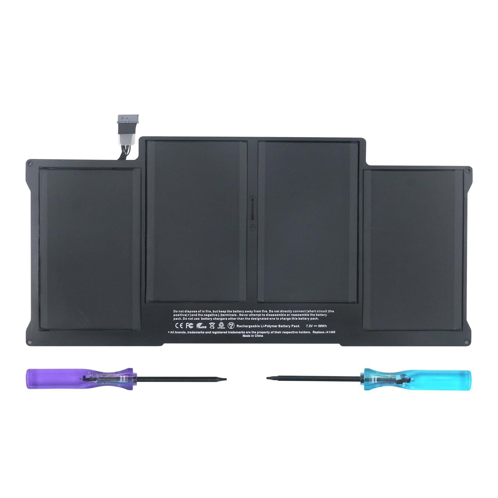 A1466 A1405 Laptop replacement Battery for MacBook Air 13 inch A1466 (Mid 2012、Mid 2013、Early 2014、Early 2015、2017) A1369 (Late 2010、Mid 2011 Version)