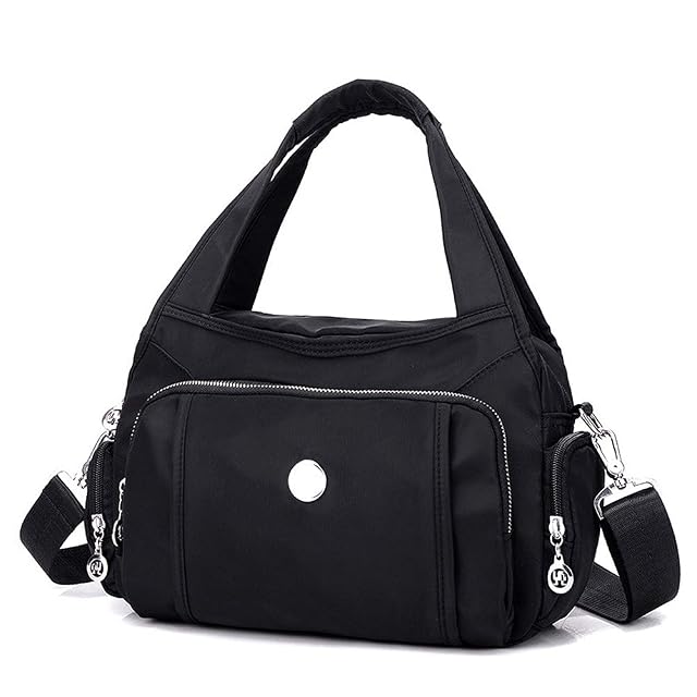 MINTEGRA Crossbody Bag for Women Waterproof Handbag Multi-Pocket Nylon Travel Shoulder Purse