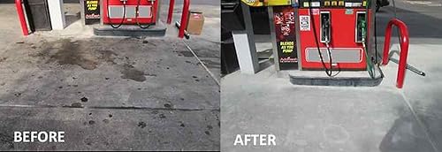 Absorbente y quitamanchas altamente eficaz contra aceites a base de hidrocarburos, grasas, manchas de parrilla de barbacoa, aceites de silicona (1