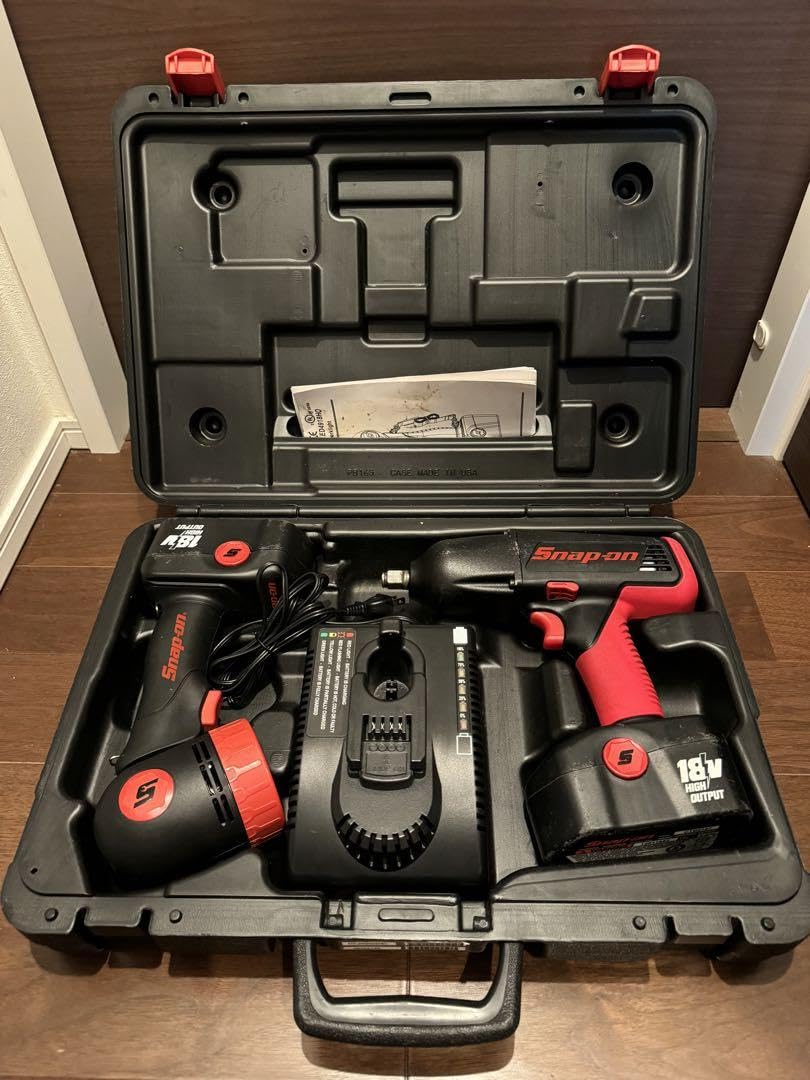 スナップオン 電動インパクト ◇◇ Snap-on スナップオン 電動工具 インパクトレンチ 充電池1