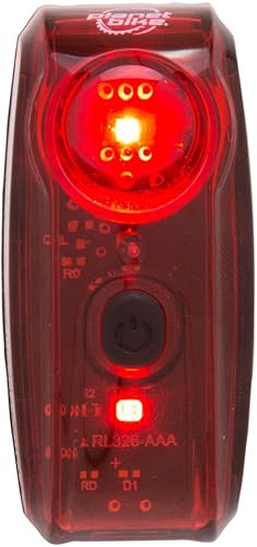 Planet Bike Superflash 65 - Luz trasera para bicicleta, color rojo y negro