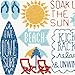 Dimensions 70-35351 Fun in The Sun Beach House Counted Cross Stitch Kit, 14 Count Ivory Aida,  7