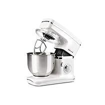 Girmi IM30 Impastatrice Planetaria Professionale, 1000W (1300W Max), 5.2 Litri, 8 Velocità, Bianco