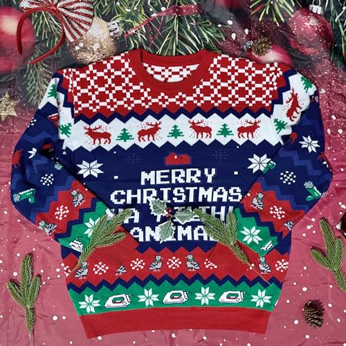Merry Christmas Ya Filthy Animal Knitted Sweater - Image 3