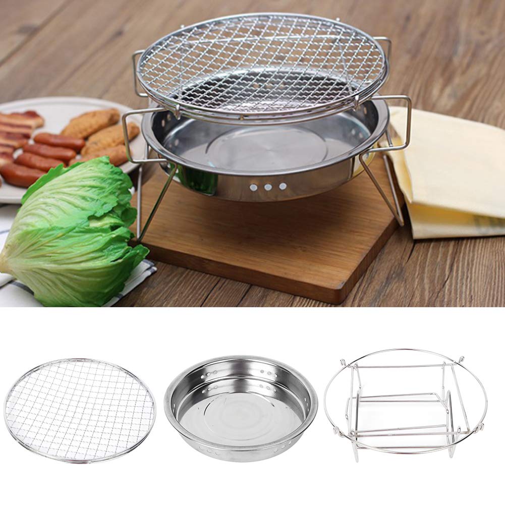 Changor Outdoor BBQ Grill, Suitable Royal Gourmet 22 x 14 cm Stainless Steel for Outdoor Camping Picnic