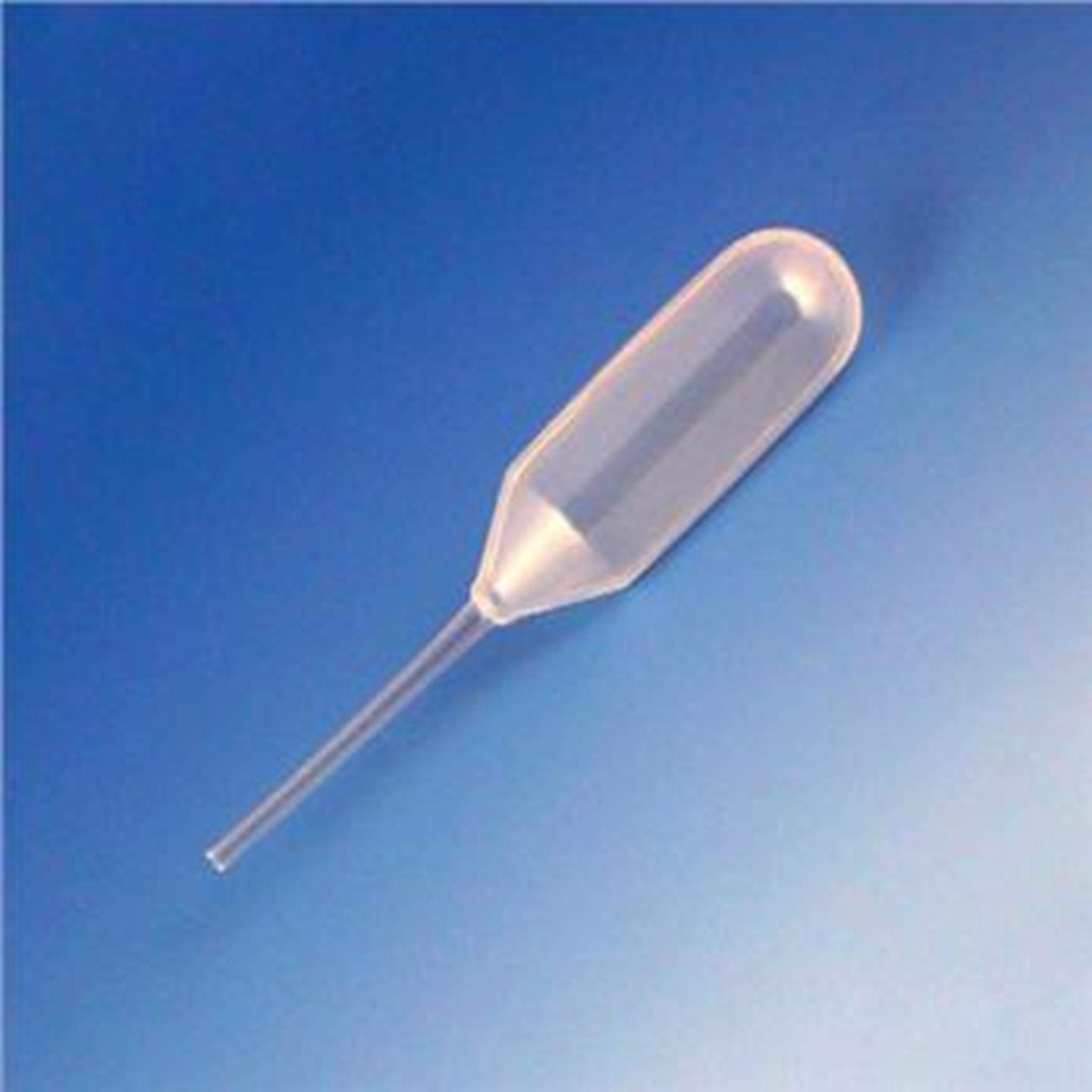 Globe Scientific 134070-S01 Transfer Pipet, Fine Tip, LDPE, 5mL Capacity, Sterile, Individually Wrapped, 153mm Length, Pack of 400