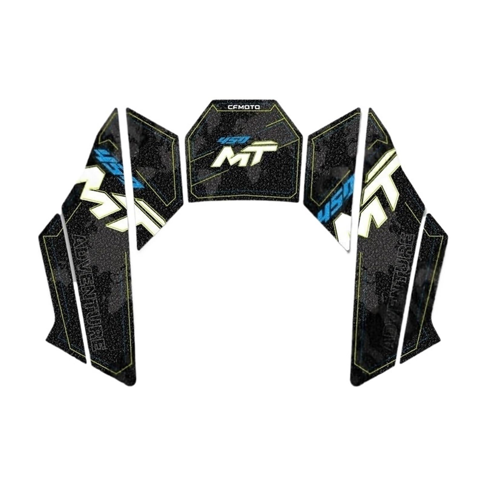 Motorbike Tank Pad Sticker Motorcycle Tank Pad Protector Sticker Decals Accessories for for CF Moto 450MT 450 MT Tank Pad Protection Sticker