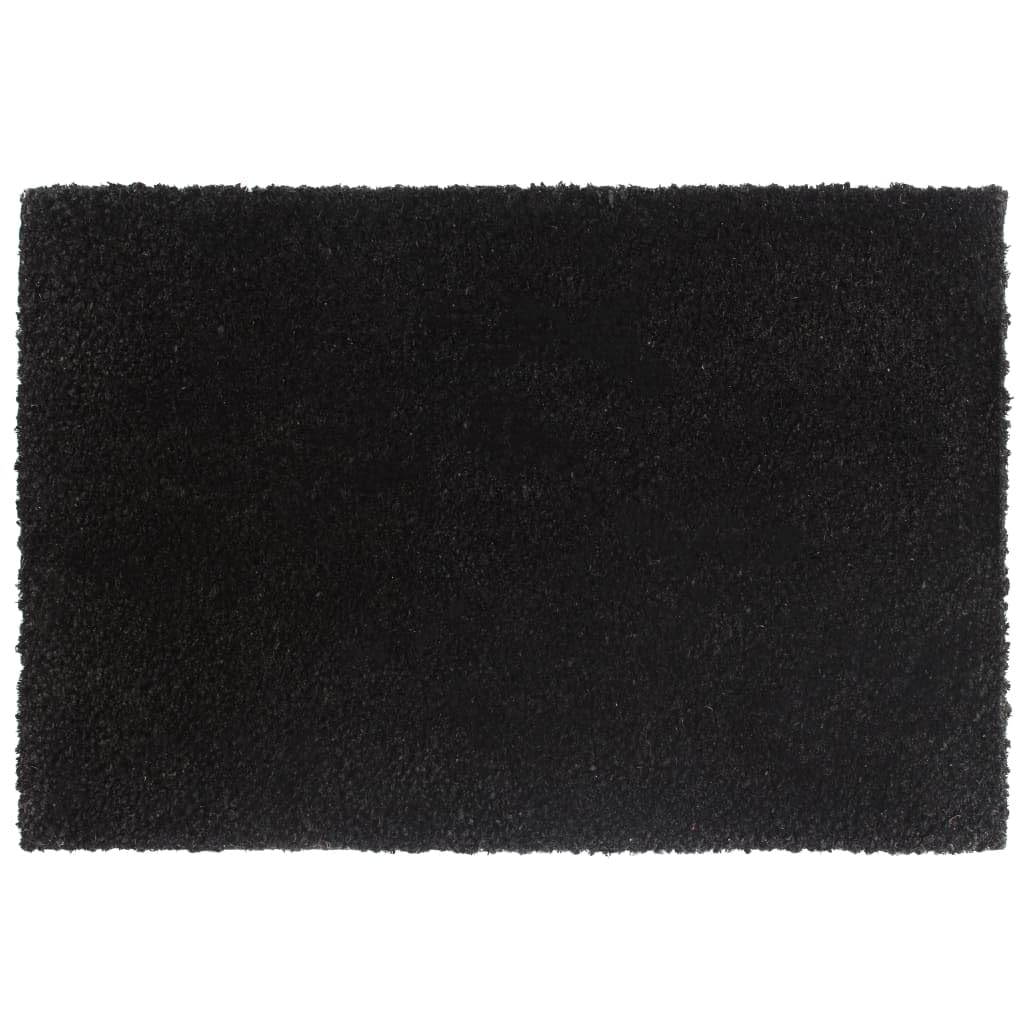 vidaXL Tapis de Porte 5 pcs Noir 40x60 cm Fibre de Coco touffeté, paillasson d'entrée, Tapis de Sol, paillasson d'extérieur, Tapis d'entrée