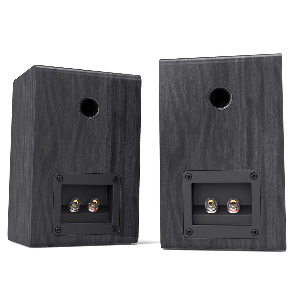 Buy LONPOO Bookshelf Speaker, 2Way 75W x 2 Classic Wooden Loudspeaker
