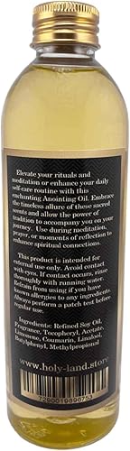 Miniatura 9 de Aceite esencial aromático esencial de unción perfume, incienso, mirra y espiga de incienso, 8.5fl.oz 9.5 fl oz, de Tierra Santa de Jerusalén,
