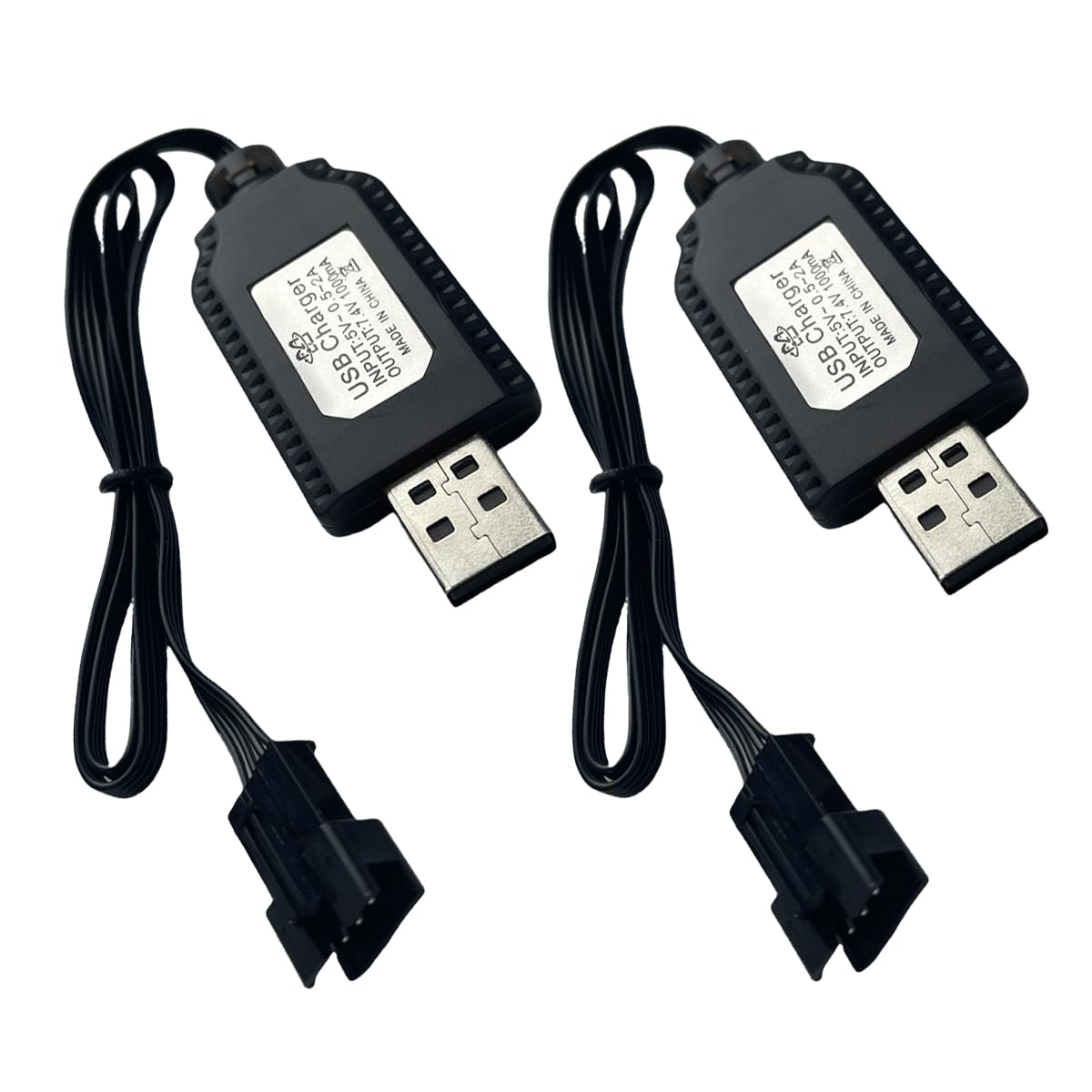 2PCS 2S 7.4V USB Charging Cable For RC Cars & Drones - XH-3P Connectors
