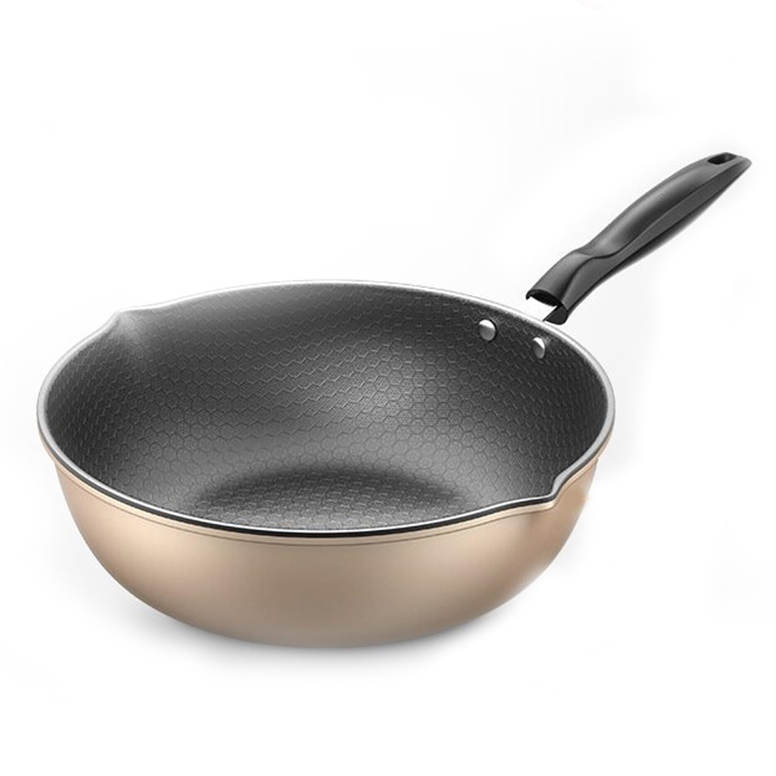 Sartén Ligera y Antiadherente,con Borde Doble | Distribución Uniforme del Calor,Bordes Altos,Compatible con Diversos Tipos de Cocinas(30cm/11.8in,Without lid)
