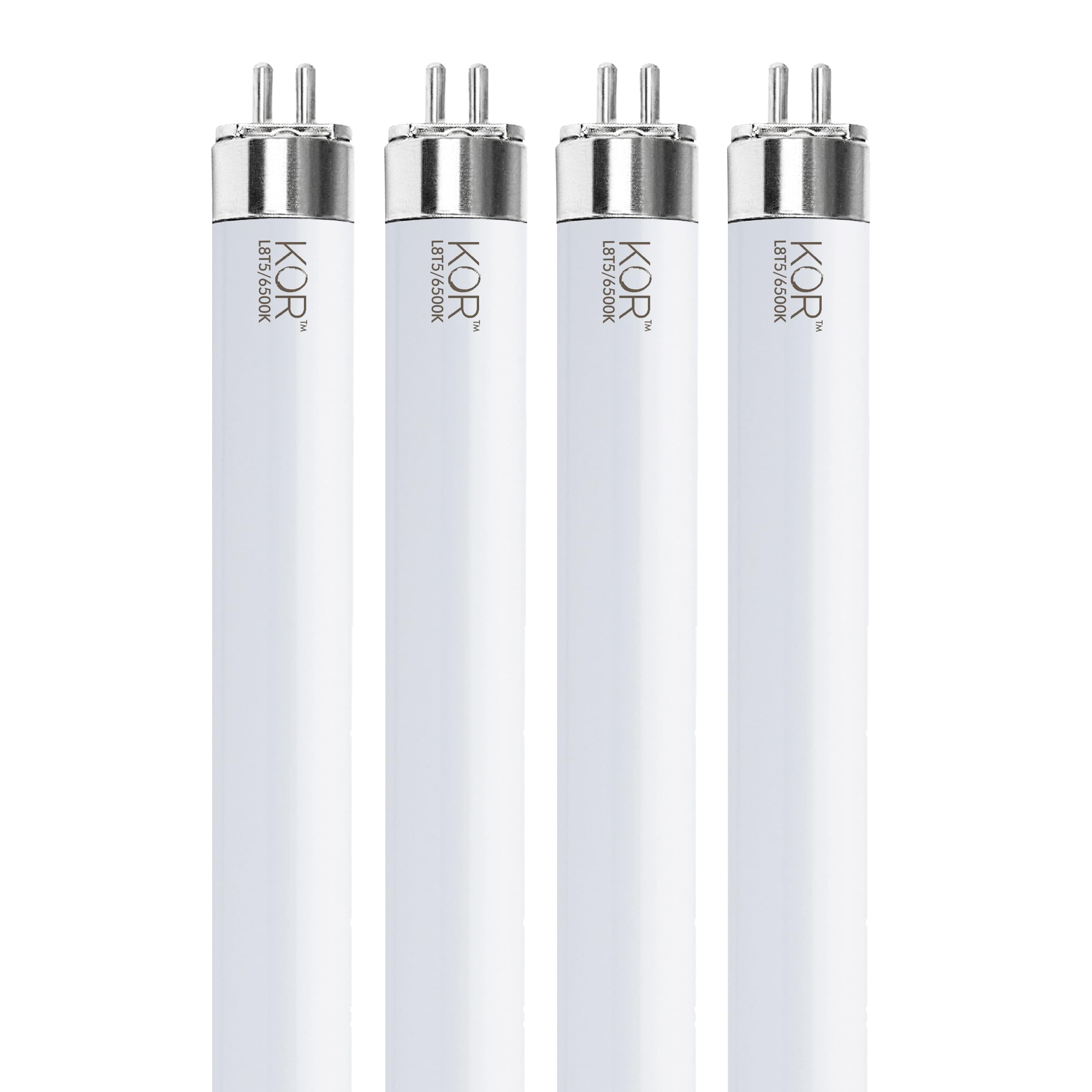 KOR F8T5/DL T5 LED Tube Light Bulbs, 12-Inch, 5W, 500 Lumens, 4